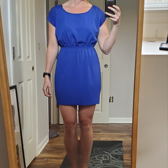 Soprano Dresses & Skirts - Cobalt Blue Babydoll Mini Dress Swimsuit Cover